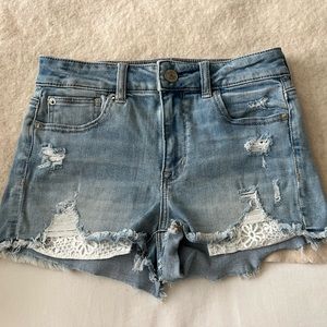 American Eagle High Waist Jean Shorts